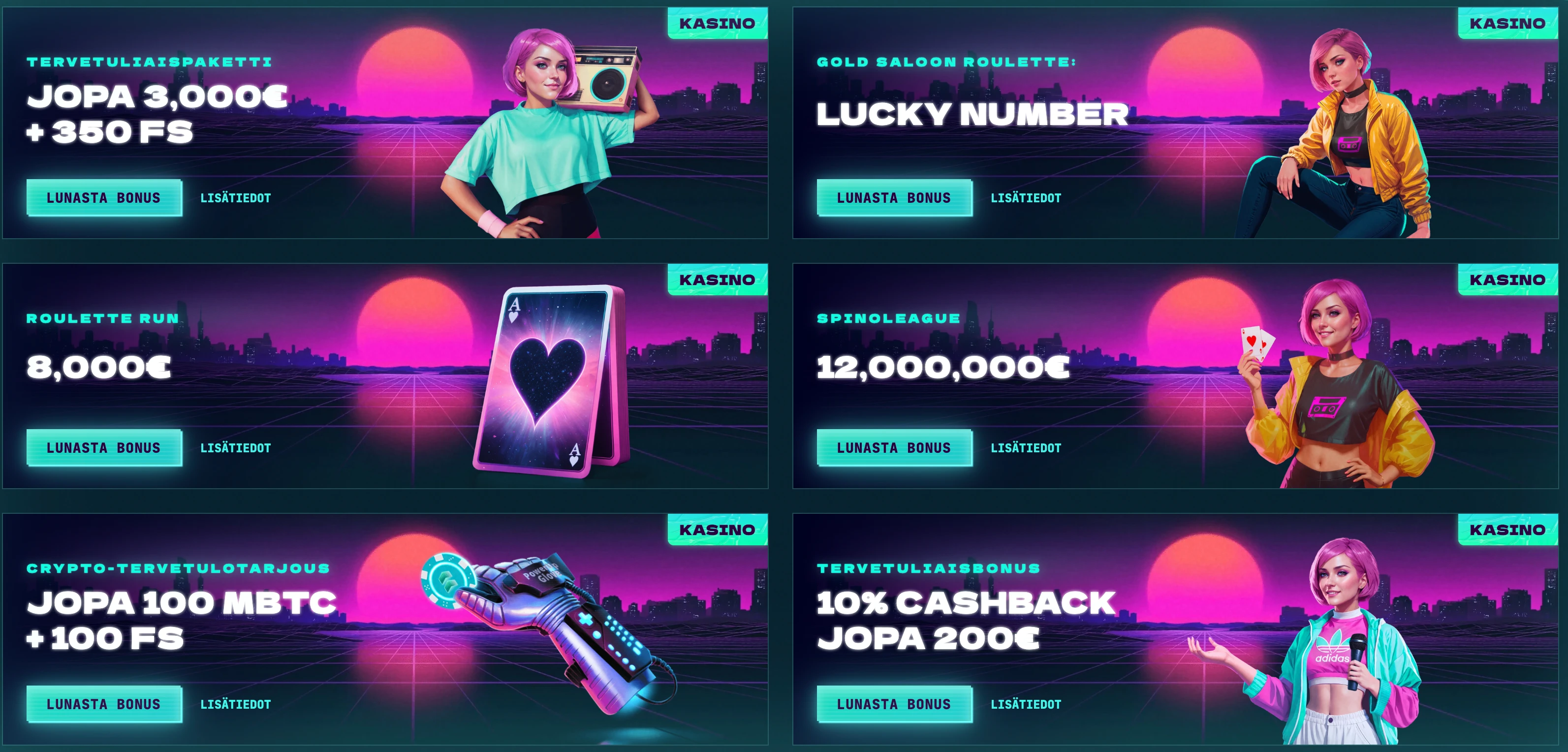 Powerup Casino bonukset